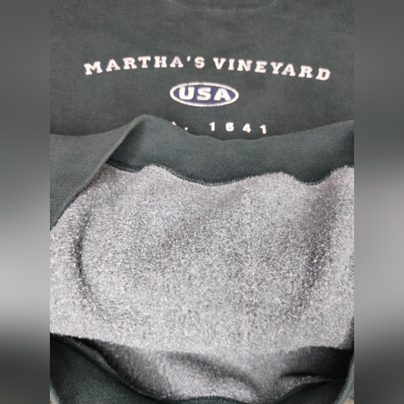 VINTAGE 90s Martha's Vineyard Adult Large Sweatshirt Santee HVYWT Crewneck USA - Picture 7 of 9